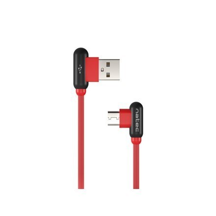 Natec | Kabel USB-C | Męski | 4-pinowy USB Typ A | Męski | Czarny | Czerwony | 24-pinowy USB-C | 1 m Natec | Kabel USB-C | Męski | 4-pinowy USB Typ A | Męski | Czarny | Czerwony | 24-pinowy USB-C | 1 m