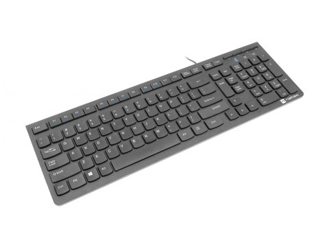 Natec | Keyboard | Discus 2 Slim | Standard | Wired | US | Black | USB 2.0 | 424 g | Numeric keypad Natec | Keyboard | Discus 2 Slim | Standard | Wired | US | Black | USB 2.0 | 424 g | Numeric keypad