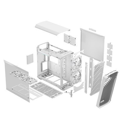 Obudowa komputerowa Fractal Design Torrent - RGB Biały TG z przejrzystym odcieniem | Zasilacz NIE | ATX Obudowa komputerowa Fractal Design Torrent - RGB Biały TG z przejrzystym odcieniem | Zasilacz NIE | ATX