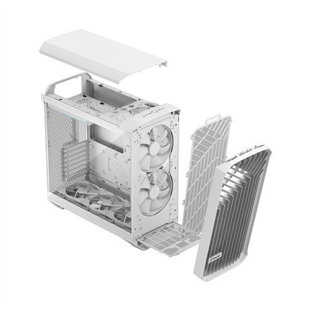 Obudowa komputerowa Fractal Design Torrent - RGB Biały TG z przejrzystym odcieniem | Zasilacz NIE | ATX Obudowa komputerowa Fractal Design Torrent - RGB Biały TG z przejrzystym odcieniem | Zasilacz NIE | ATX