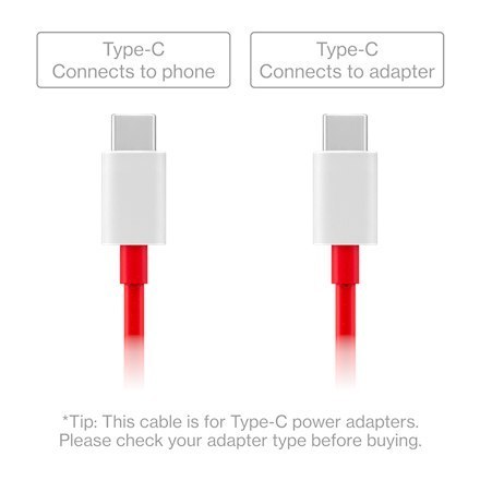 OnePlus | SUPERVOOC | Type-C to Type C Cable | Charging / data transfer OnePlus | SUPERVOOC | Type-C to Type C Cable | Charging / data transfer