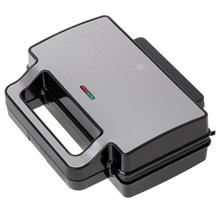 Opiekacz do kanapek 2 w 1 | AD 3073 | 1000 W | Liczba płyt 2 | Stal nierdzewna/czarny Opiekacz do kanapek 2 w 1 | AD 3073 | 1000 W | Liczba płyt 2 | Stal nierdzewna/czarny
