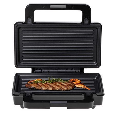 Opiekacz do kanapek 2 w 1 | AD 3073 | 1000 W | Liczba płyt 2 | Stal nierdzewna/czarny Opiekacz do kanapek 2 w 1 | AD 3073 | 1000 W | Liczba płyt 2 | Stal nierdzewna/czarny