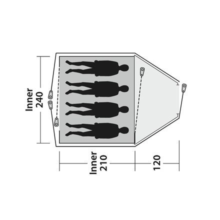 Outwell | Namiot | Cloud 4 | 4 osoby Outwell | Namiot | Cloud 4 | 4 osoby