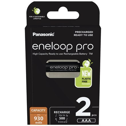 Panasonic | AAA | 930 mAh | 2 pc(s) | ENELOOP Pro BK-4HCDE/2BE Panasonic | AAA | 930 mAh | 2 pc(s) | ENELOOP Pro BK-4HCDE/2BE