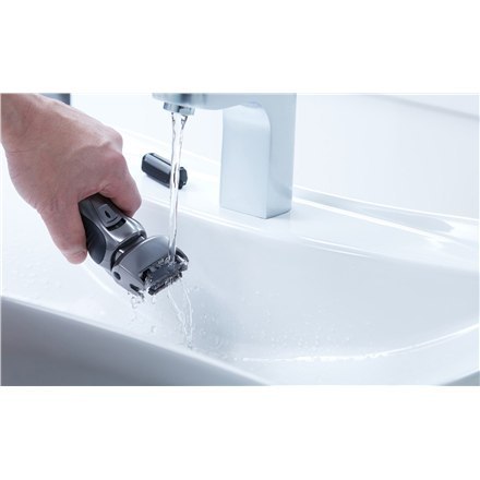Panasonic | Golarka elektryczna | ES-RW33-H503 | Czas pracy (maks.) 30 min | Na mokro i na sucho | Srebrny/Czarny Panasonic | Golarka elektryczna | ES-RW33-H503 | Czas pracy (maks.) 30 min | Na mokro i na sucho | Srebrny/Czarny