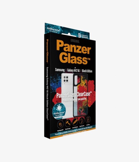 PanzerGlass ClearCase for Samsung Galaxy A42 5G, Black AB PanzerGlass ClearCase for Samsung Galaxy A42 5G, Black AB