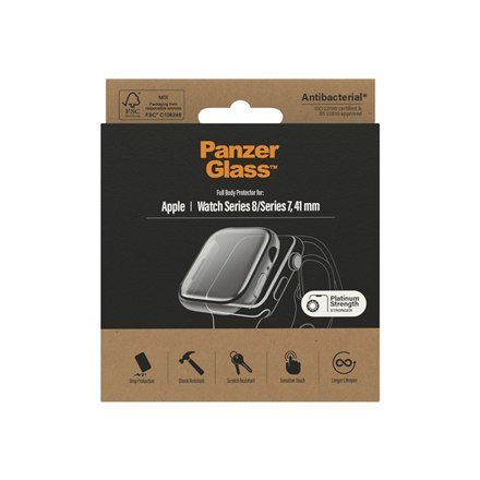 Panzerglass Protective Cover for Apple watch 7 41mm Clear, AB Panzerglass Protective Cover for Apple watch 7 41mm Clear, AB