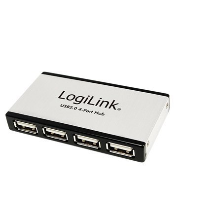 Peripheral sharing and hubs | Hub | Ports Qty 4 | Black | Transparent Peripheral sharing and hubs | Hub | Ports Qty 4 | Black | Transparent