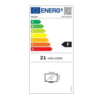 Philips | 24M1N3200ZA/00 | 23.8 " | IPS | FHD | 16:9 | 1 ms | 250 cd/m² | Black | Audio output | HDMI ports quantity 2 | 165 Hz Philips | 24M1N3200ZA/00 | 23.8 " | IPS | FHD | 16:9 | 1 ms | 250 cd/m² | Black | Audio output | HDMI ports quantity 2 | 165 Hz