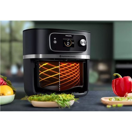 Philips | Airfryer Combi | HD9880/90 7000 XXL Connected | Moc 2200 W | Pojemność 8,3 L | Czarny Philips | Airfryer Combi | HD9880/90 7000 XXL Connected | Moc 2200 W | Pojemność 8,3 L | Czarny