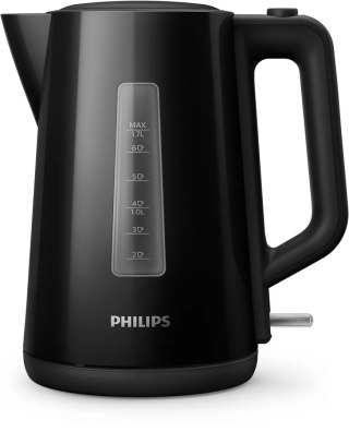 Philips | Czajnik | HD9318/20 | Elektryczny | 2200 W | 1,7 L | Plastikowy | Podstawa obrotowa 360° | Czarny