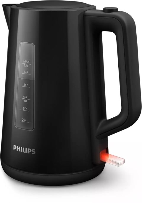 Philips | Czajnik | HD9318/20 | Elektryczny | 2200 W | 1,7 L | Plastikowy | Podstawa obrotowa 360° | Czarny