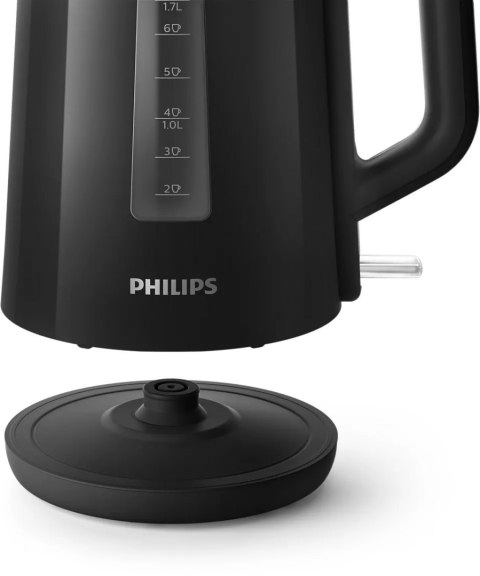 Philips | Czajnik | HD9318/20 | Elektryczny | 2200 W | 1,7 L | Plastikowy | Podstawa obrotowa 360° | Czarny