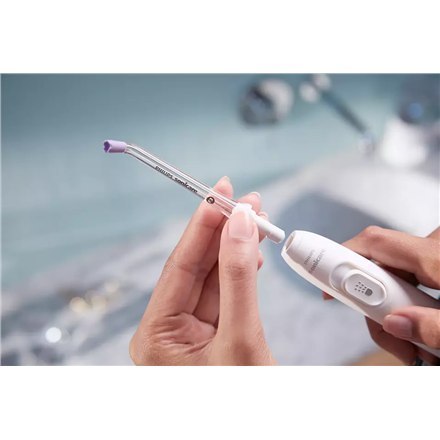 Philips | HX3062/00 Sonicare F3 Quad Stream | Dysza do irygatora jamy ustnej | Liczba głowic 2 | Biały/fioletowy Philips | HX3062/00 Sonicare F3 Quad Stream | Dysza do irygatora jamy ustnej | Liczba głowic 2 | Biały/fioletowy