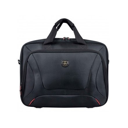 PORT DESIGNS | Pasuje do rozmiaru 15,6 " | Courchevel | Messenger - Briefcase | Czarny | Pasek na ramię