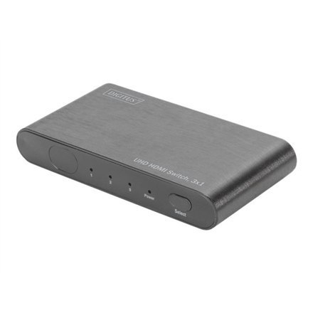 Przełącznik Digitus 4K HDMI, 3 w 1 | DS-45316 Przełącznik Digitus 4K HDMI, 3 w 1 | DS-45316