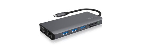 Raidsonic | USB Type-C Notebook DockingStation | IB-DK4070-CPD | Stacja dokująca | Ilość portów USB 3.0 (3.1 Gen 1) | Ilość port Raidsonic | USB Type-C Notebook DockingStation | IB-DK4070-CPD | Stacja dokująca | Ilość portów USB 3.0 (3.1 Gen 1) | Ilość port