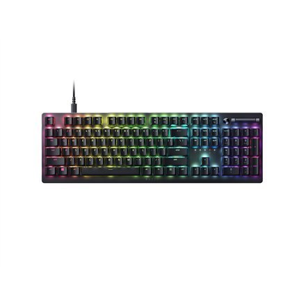 Razer | Deathstalker V2 | Klawiatura dla graczy | Podświetlenie LED RGB | RU | Czarna | Przewodowa | Przełącznik optyczny liniow Razer | Deathstalker V2 | Klawiatura dla graczy | Podświetlenie LED RGB | RU | Czarna | Przewodowa | Przełącznik optyczny liniow