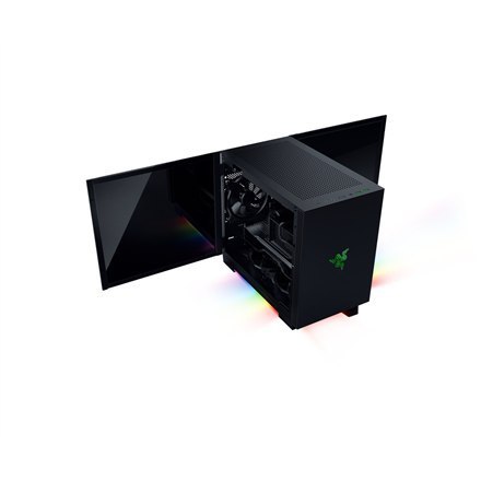 Razer | Gaming Chassis | Tomahawk Mini-ITX with Razer Chroma RGB | Side window | Black | Mini-ITX | Power supply included No | S Razer | Gaming Chassis | Tomahawk Mini-ITX with Razer Chroma RGB | Side window | Black | Mini-ITX | Power supply included No | S