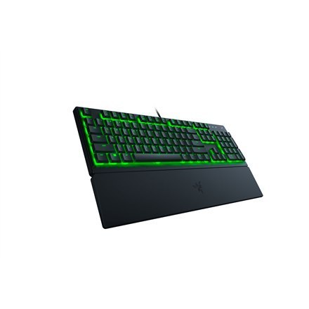 Razer | Gaming Keyboard | Ornata V3 X | Gaming keyboard | RGB LED light | US | Wired | Black | Numeric keypad | Silent Membrane Razer | Gaming Keyboard | Ornata V3 X | Gaming keyboard | RGB LED light | US | Wired | Black | Numeric keypad | Silent Membrane