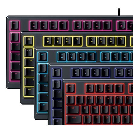 Razer | Gaming Keyboard | Ornata V3 X | Gaming keyboard | RGB LED light | US | Wired | Black | Numeric keypad | Silent Membrane Razer | Gaming Keyboard | Ornata V3 X | Gaming keyboard | RGB LED light | US | Wired | Black | Numeric keypad | Silent Membrane