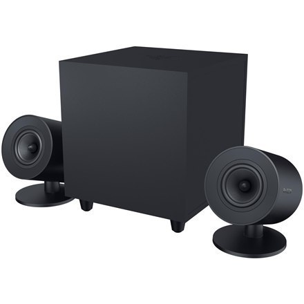 Razer | Gaming Speakers with wired subwoofer | Nommo V2 - 2.1 | Bluetooth | Black Razer | Gaming Speakers with wired subwoofer | Nommo V2 - 2.1 | Bluetooth | Black