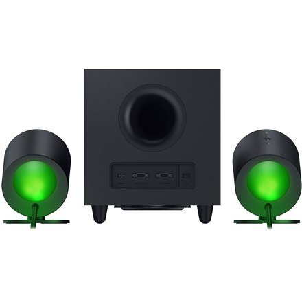 Razer | Gaming Speakers with wired subwoofer | Nommo V2 - 2.1 | Bluetooth | Black Razer | Gaming Speakers with wired subwoofer | Nommo V2 - 2.1 | Bluetooth | Black