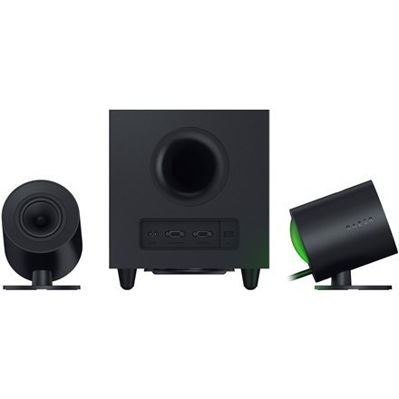 Razer | Gaming Speakers with wired subwoofer | Nommo V2 - 2.1 | Bluetooth | Black Razer | Gaming Speakers with wired subwoofer | Nommo V2 - 2.1 | Bluetooth | Black