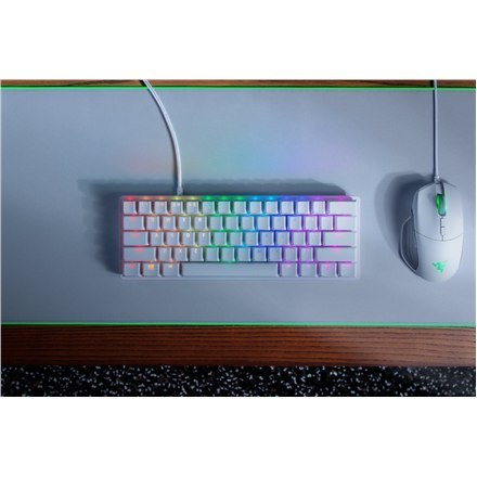 Razer | Huntsman Mini | Klawiatura dla graczy | Podświetlenie LED RGB | US | Mercury White | Przewodowa Razer | Huntsman Mini | Klawiatura dla graczy | Podświetlenie LED RGB | US | Mercury White | Przewodowa