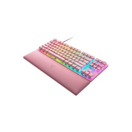Razer | Optical Gaming Keyboard | Huntsman V2 Tenkeyless | Gaming keyboard | RGB LED light | US | Wired | Quartz | Linear Red Sw Razer | Optical Gaming Keyboard | Huntsman V2 Tenkeyless | Gaming keyboard | RGB LED light | US | Wired | Quartz | Linear Red Sw