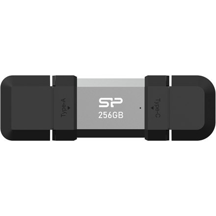 Silicon Power Dual USB Drive | Mobile C51 | 256 GB | USB Type-A i USB Type-C | Srebrny Silicon Power Dual USB Drive | Mobile C51 | 256 GB | USB Type-A i USB Type-C | Srebrny