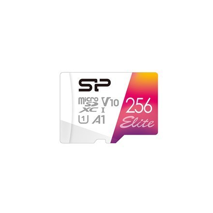 Silicon Power | microSDHC UHS-I Memory Card | Elite | 256 GB | microSDHC/SDXC | Flash memory class 10 Silicon Power | microSDHC UHS-I Memory Card | Elite | 256 GB | microSDHC/SDXC | Flash memory class 10