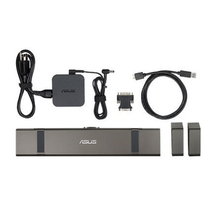 Stacja dokująca Asus USB 3.0 HZ-3B z portem Ethernet LAN (RJ-45), 1 portem USB 3.0 (3.1 Gen 1) typu C, 1 portem HDMI Stacja dokująca Asus USB 3.0 HZ-3B z portem Ethernet LAN (RJ-45), 1 portem USB 3.0 (3.1 Gen 1) typu C, 1 portem HDMI