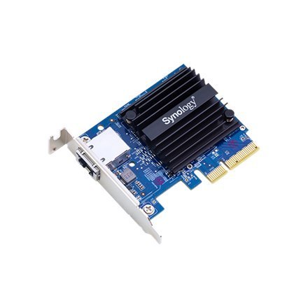 Synology | E10G18-T1 Single Port 10Gb RJ45 PCIe Network Interface Card | PCIe 3.0 x4 Synology | E10G18-T1 Single Port 10Gb RJ45 PCIe Network Interface Card | PCIe 3.0 x4
