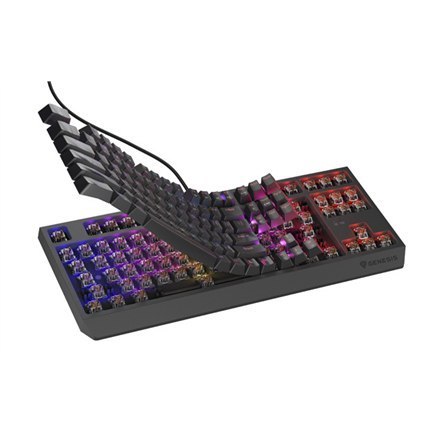 THOR 230 | Mechaniczna klawiatura do gier | Przewodowa | USA | Czarna | USB Type-A | Outemu Brown THOR 230 | Mechaniczna klawiatura do gier | Przewodowa | USA | Czarna | USB Type-A | Outemu Brown
