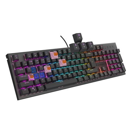 THOR 303 | Mechanical Gaming Keyboard | Wired | US | Black | USB Type-A | Outemu Peach Silent THOR 303 | Mechanical Gaming Keyboard | Wired | US | Black | USB Type-A | Outemu Peach Silent