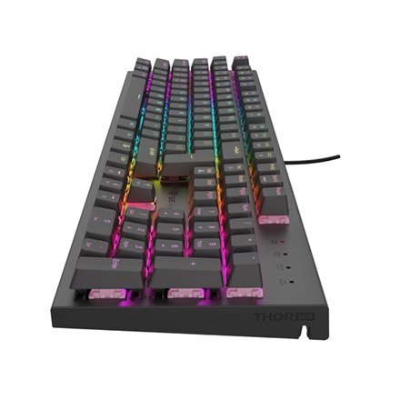 THOR 303 | Mechanical Gaming Keyboard | Wired | US | Black | USB Type-A | Outemu Peach Silent THOR 303 | Mechanical Gaming Keyboard | Wired | US | Black | USB Type-A | Outemu Peach Silent