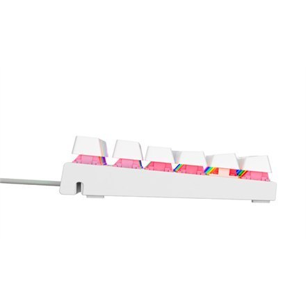 THOR 303 | Mechaniczna klawiatura do gier | Przewodowa | USA | Biała | USB Type-A | Outemu Peach Silent THOR 303 | Mechaniczna klawiatura do gier | Przewodowa | USA | Biała | USB Type-A | Outemu Peach Silent