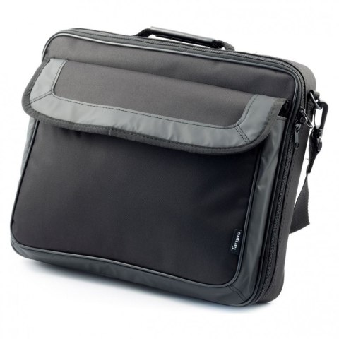 Torbacz Targus do laptopa do 15.6 cala w klasycznym stylu | Etui zamykane na klips | Kuferek | Kolor: Czarny | Regulowany pasek Torbacz Targus do laptopa do 15.6 cala w klasycznym stylu | Etui zamykane na klips | Kuferek | Kolor: Czarny | Regulowany pasek