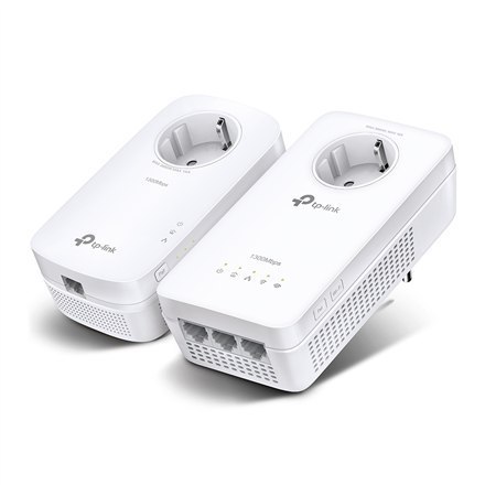 TP-LINK | AV1300 Gigabit Passthrough Powerline ac Wi-Fi Kit | TL-WPA8631P KIT | 1300 Mbit/s | Ethernet LAN (RJ-45) ports 3 | 802