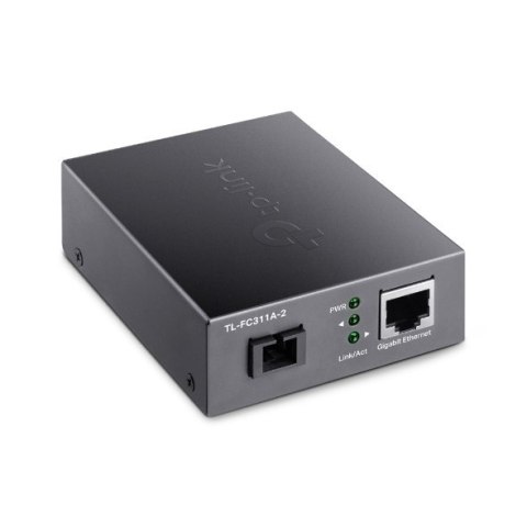 TP-LINK | Gigabit Single-Mode WDM Media Converter | TL-FC311A-2 | Gigabit SC Fiber Port | 10/100/1000 Mbps RJ45 Port (Auto MDI/M TP-LINK | Gigabit Single-Mode WDM Media Converter | TL-FC311A-2 | Gigabit SC Fiber Port | 10/100/1000 Mbps RJ45 Port (Auto MDI/M