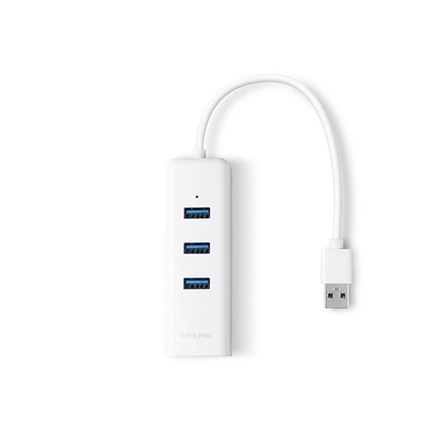 TP-LINK | USB 3.0 3-Port Hub & Gigabit Ethernet Adapter 2 in 1 USB Adapter | UE330 TP-LINK | USB 3.0 3-Port Hub & Gigabit Ethernet Adapter 2 in 1 USB Adapter | UE330