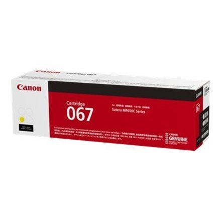 Yellow Toner cartridge 1250 pages Canon 067 Yellow Toner cartridge 1250 pages Canon 067