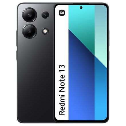 Xiaomi Redmi Note 13 - Czarny w nocy - 6.67" AMOLED - 1080 x 2400 pikseli - Qualcomm - 6 GB RAM, 128 GB - Dual SIM - 4G - Aparat Xiaomi Redmi Note 13 - Czarny w nocy - 6.67" AMOLED - 1080 x 2400 pikseli - Qualcomm - 6 GB RAM, 128 GB - Dual SIM - 4G - Aparat