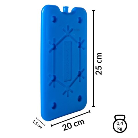 Wkład mrożący do lodówek turystycznych PŁASKI 400ml KAMAI Wkład mrożący do lodówek turystycznych PŁASKI 400ml KAMAI