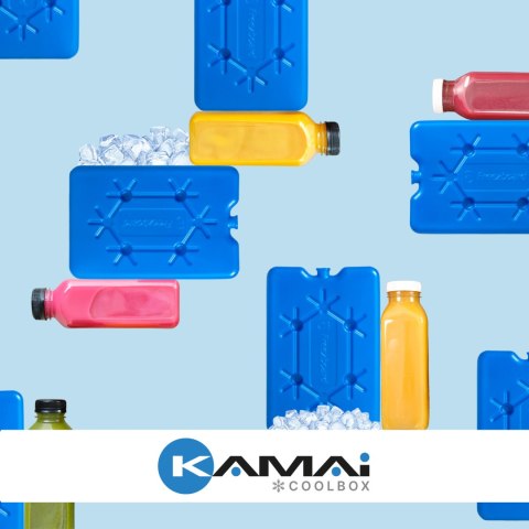 Wkład mrożący do lodówek turystycznych PŁASKI 400ml KAMAI Wkład mrożący do lodówek turystycznych PŁASKI 400ml KAMAI