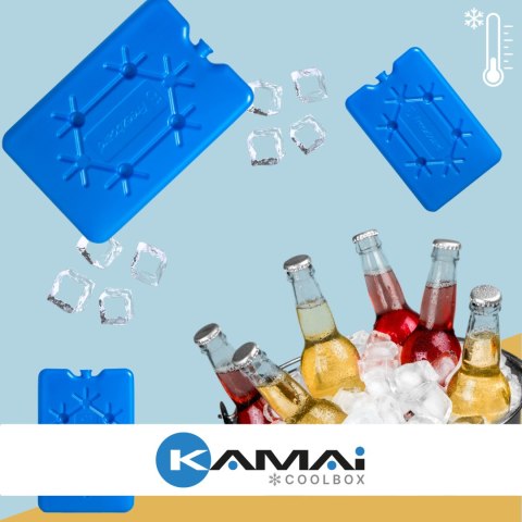 Wkład mrożący do lodówek turystycznych PŁASKI 400ml KAMAI Wkład mrożący do lodówek turystycznych PŁASKI 400ml KAMAI
