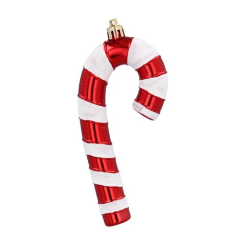 Zawieszki "CUKIERKOWA LASKA" 13cm - Komplet 4 szt. - Kolor: BOŻONARODZENIOWA CZERWIEŃ Zawieszki "CUKIERKOWA LASKA" 13cm - Komplet 4 szt. - Kolor: BOŻONARODZENIOWA CZERWIEŃ