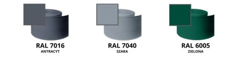 Taśma ogrodzeniowa PASKI 6 x 2,55mb CLASSIC 19cm PROTECTO™ ZIELONA + 12 klipsów GRATIS